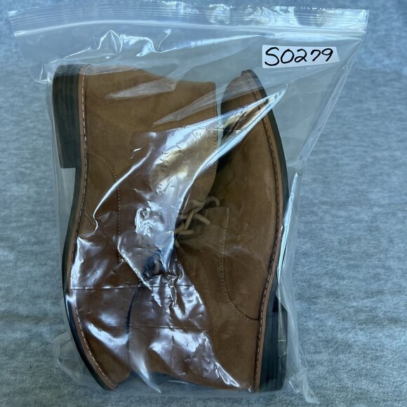 Old Navy Mens 11 Suede Chukka Boots Tan Y2K Ankle Lace Up Comfort Shoe Timeless - Picture 11 of 11